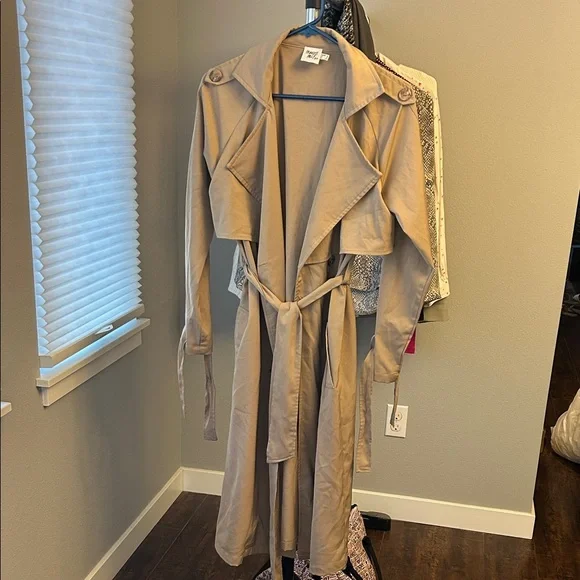 Princess Polly Trench Coat - Picture 4 of 8